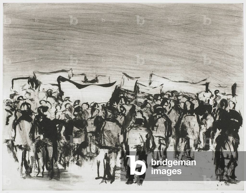 Sans titre, 1990 (gravure à l'encre sur papier)