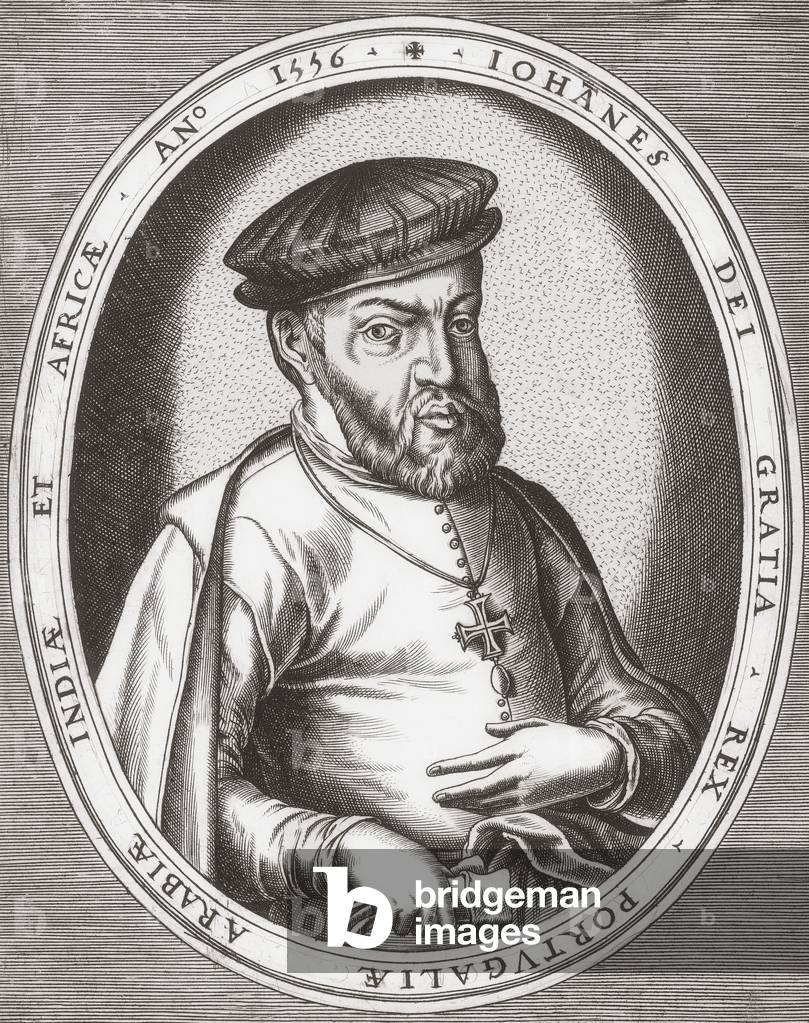 Re Giovanni III del Portogallo. João III, XVI secolo (stampa)