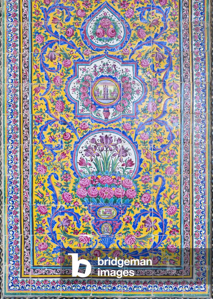 "Fliesenarbeiten in Masjed-e Nasir al-Molk"
