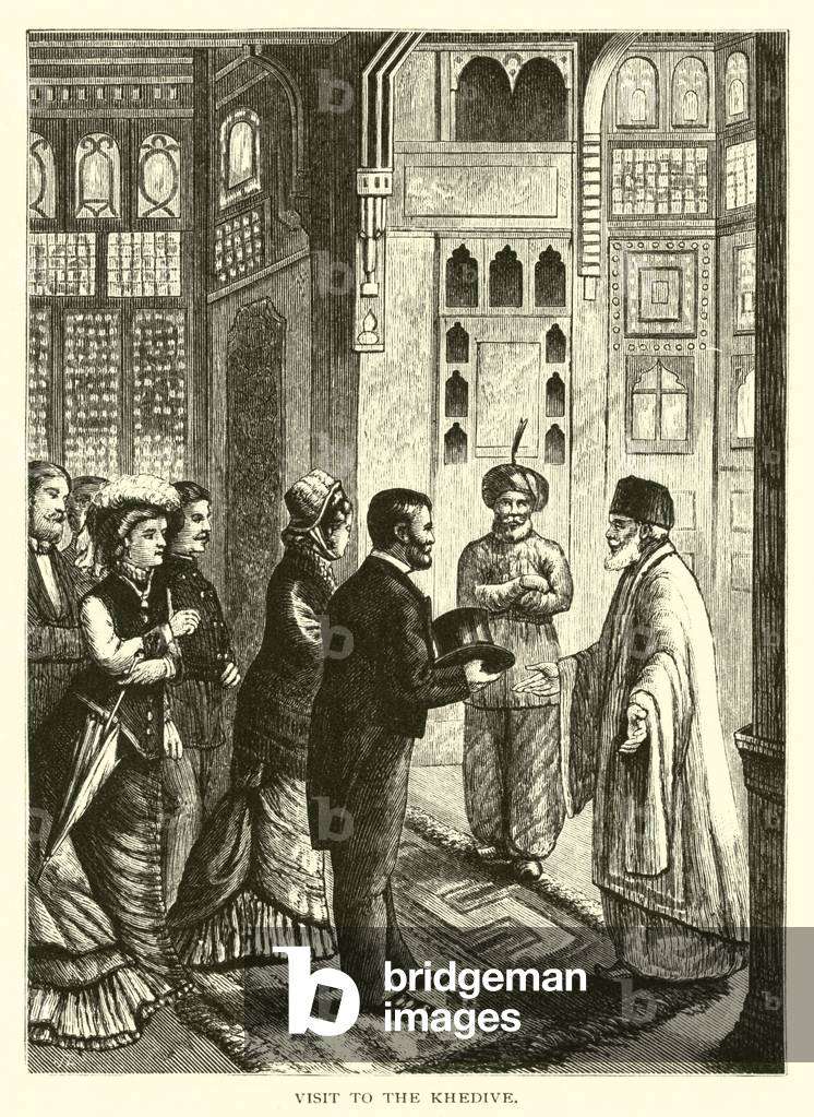 Besuch der Khedive (Gravur)