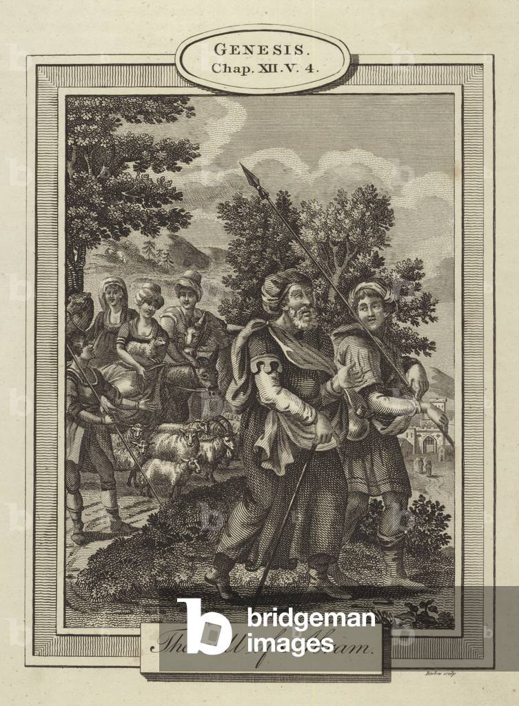 "Il richiamo di Abramo" 1801 di English School