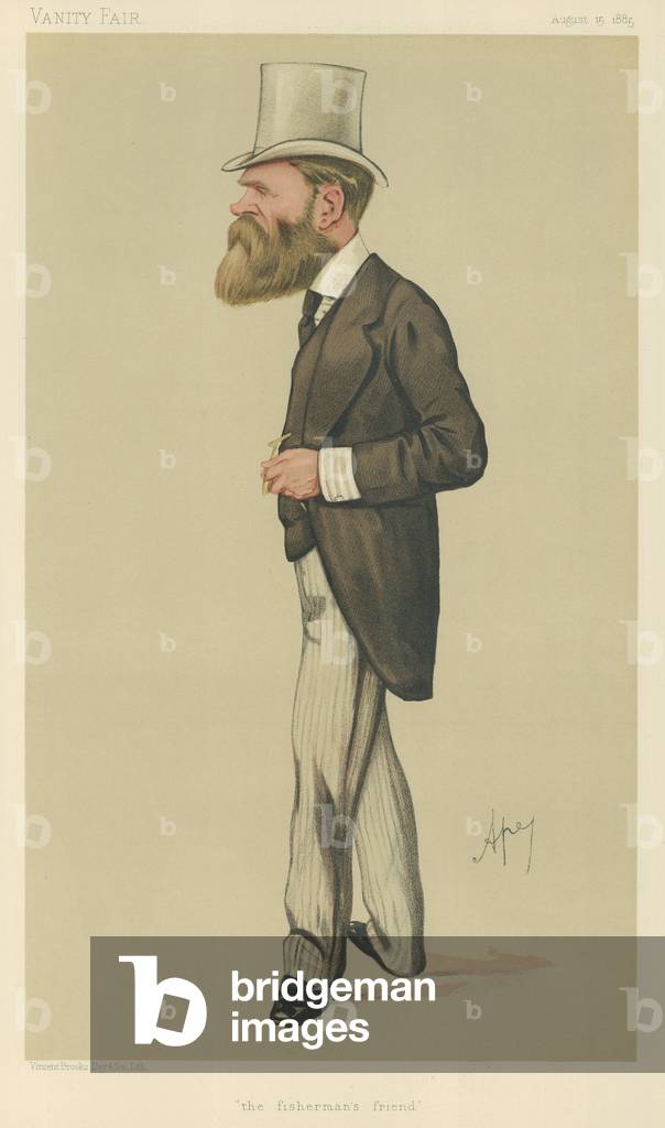 M. Edward Birkbeck (coloris litho) par Carlo Pellegrini, b/w