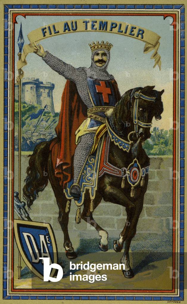 Étiquette pour fil Templier (coloris litho) 1801 par French School