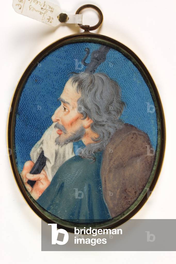 "St. James der Große (w/c auf Vellum)" von Italian School