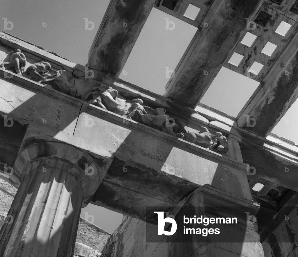 Tempio di Efesto ad Atene (foto b/n)