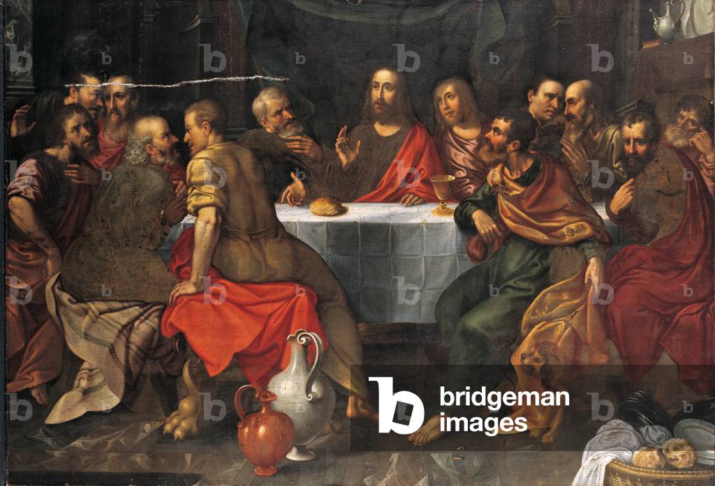 Das letzte Abendmahl (Öl auf Leinwand)
