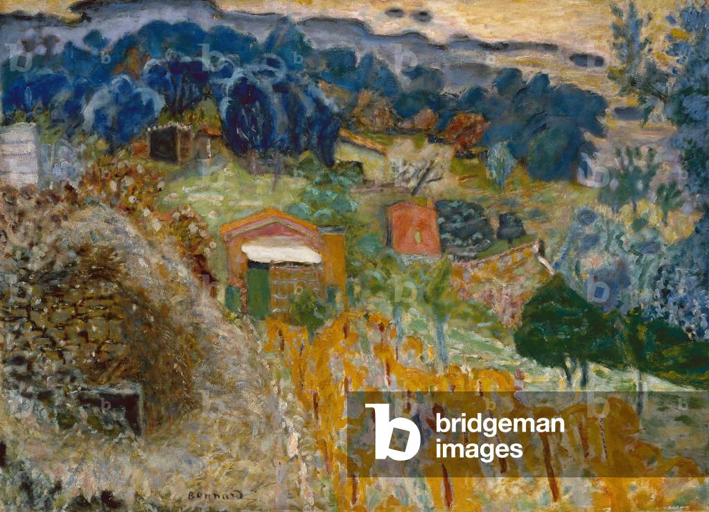 Hütten in Le Cannet, 1933 (Öl auf Leinwand)