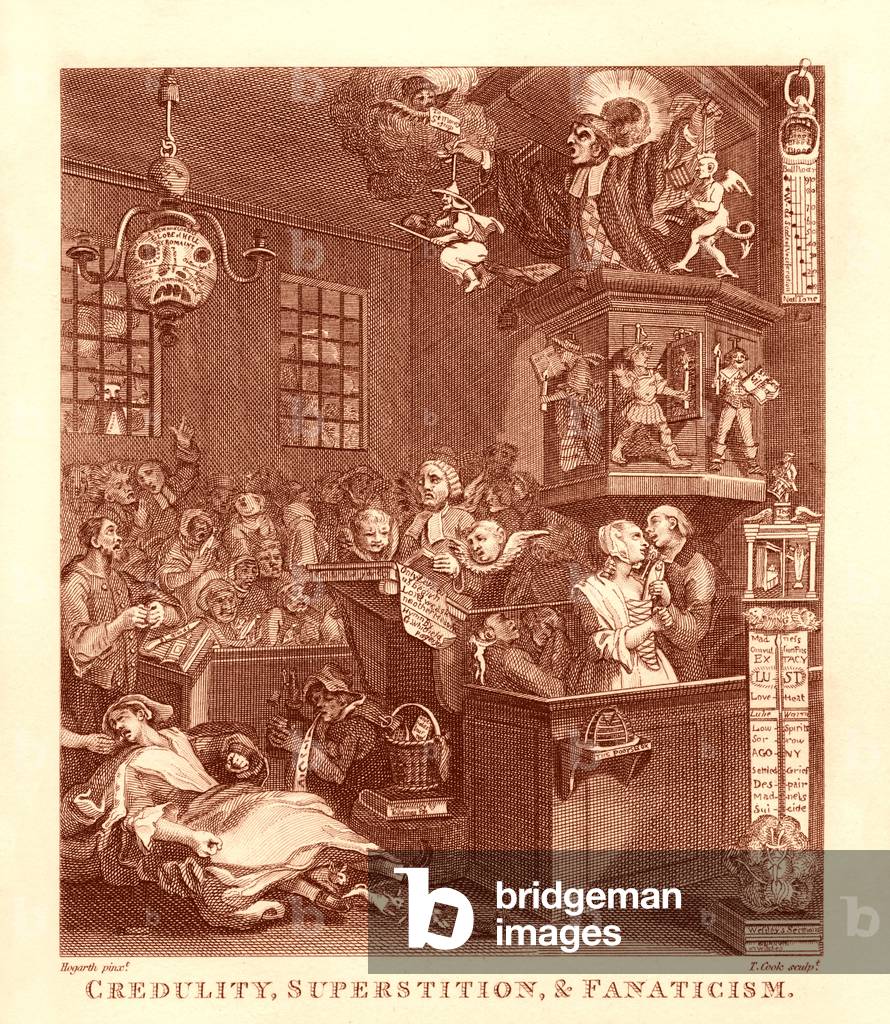 "Leichtgläubigkeit" von William Hogarth