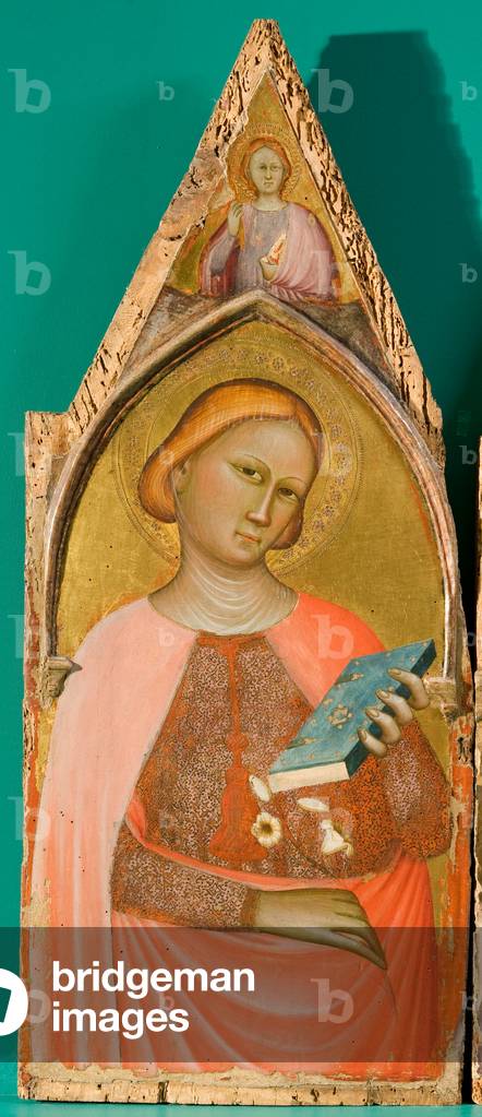 Immagine di Dipinto "Santa con il giglio" 1350 di Italian School