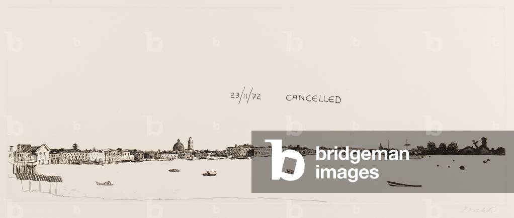 The Bacino, Venice (etching)