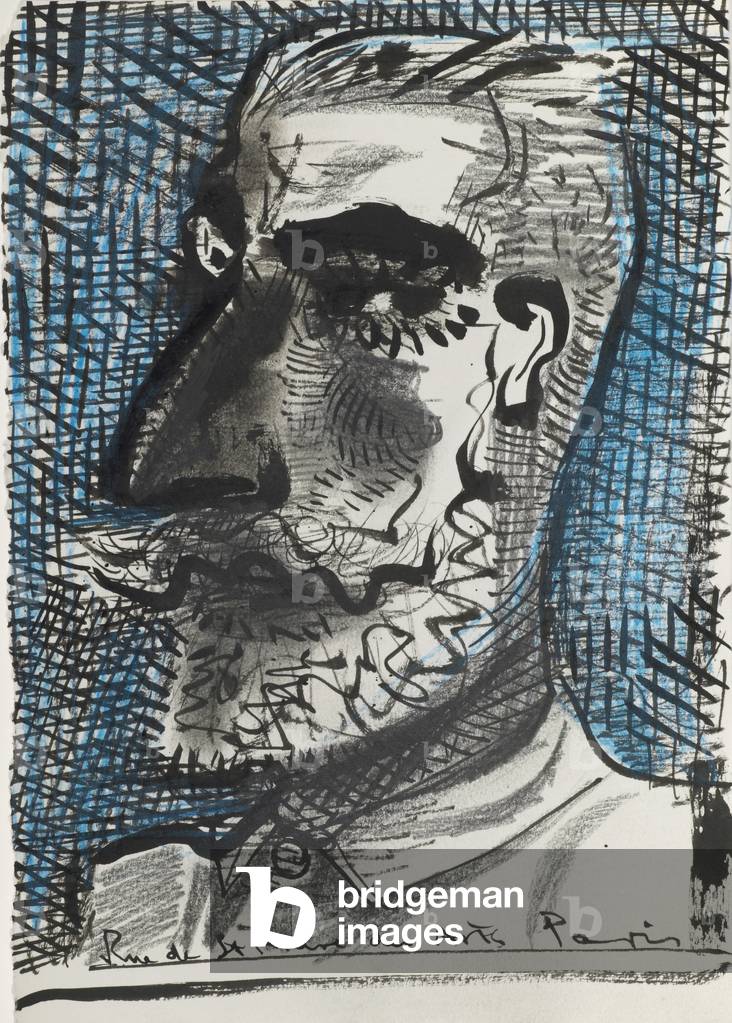 Self Portrait (mixed media on paper)