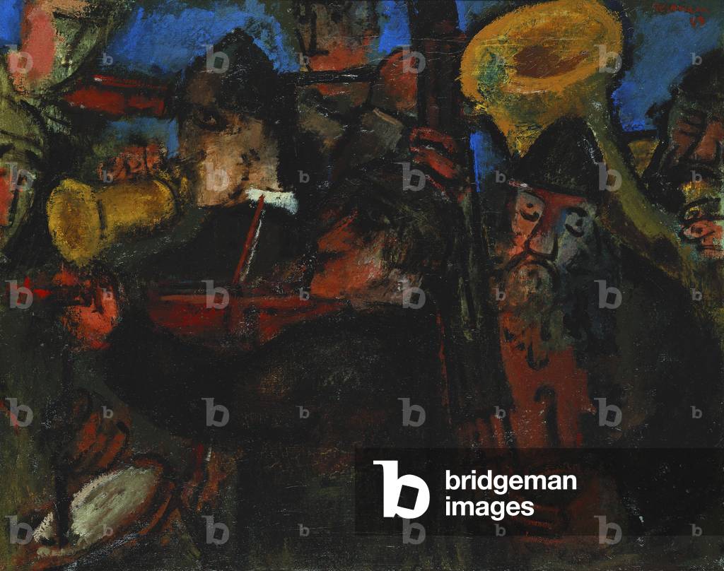 Die jüdischen Musiker, 1943 (öl auf leinwand)