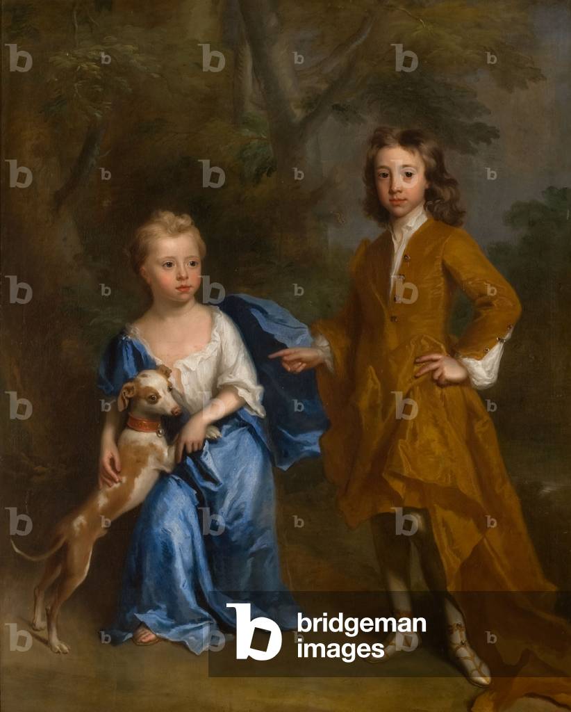 Ritratto di Carlo, duca di Queensberry, e sua sorella Lady Jane Douglas (olio su tela)