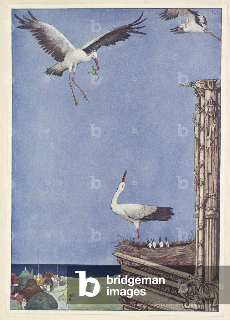 Image of Book depicting The Storks. by Harry Clarke