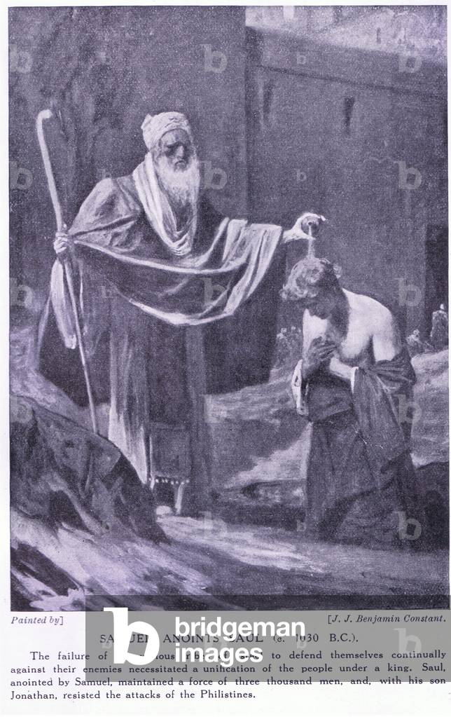 Samuel annoints Saul circa 130 BC