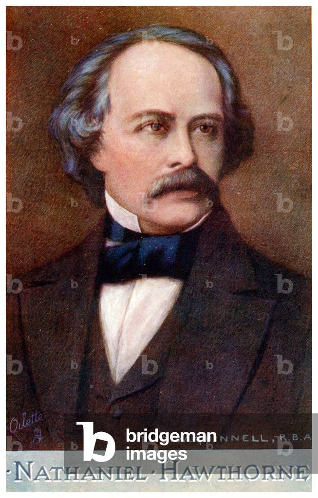Immagine di Stampa "Nathaniel Hawthorne (stampa)" di Cecil Watson Quinnell