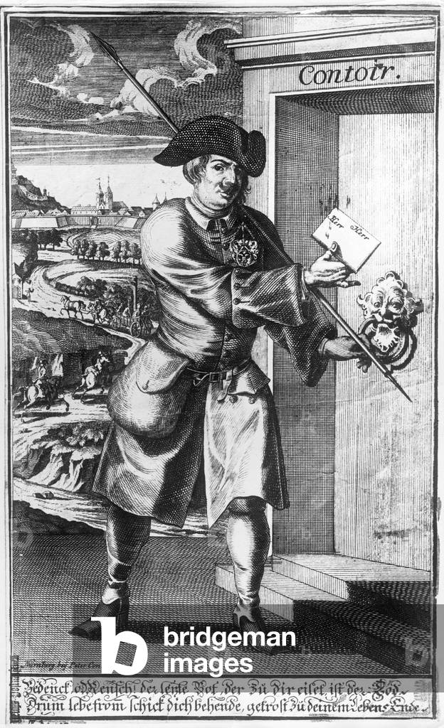 Regency Postman Image of Imperial postman (b/w photo)