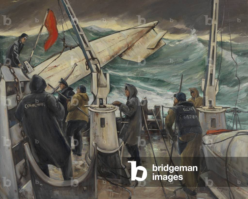 Immagine di Dipinto "Gangled galleggiante" 1944 di Frank Leonard Brooks