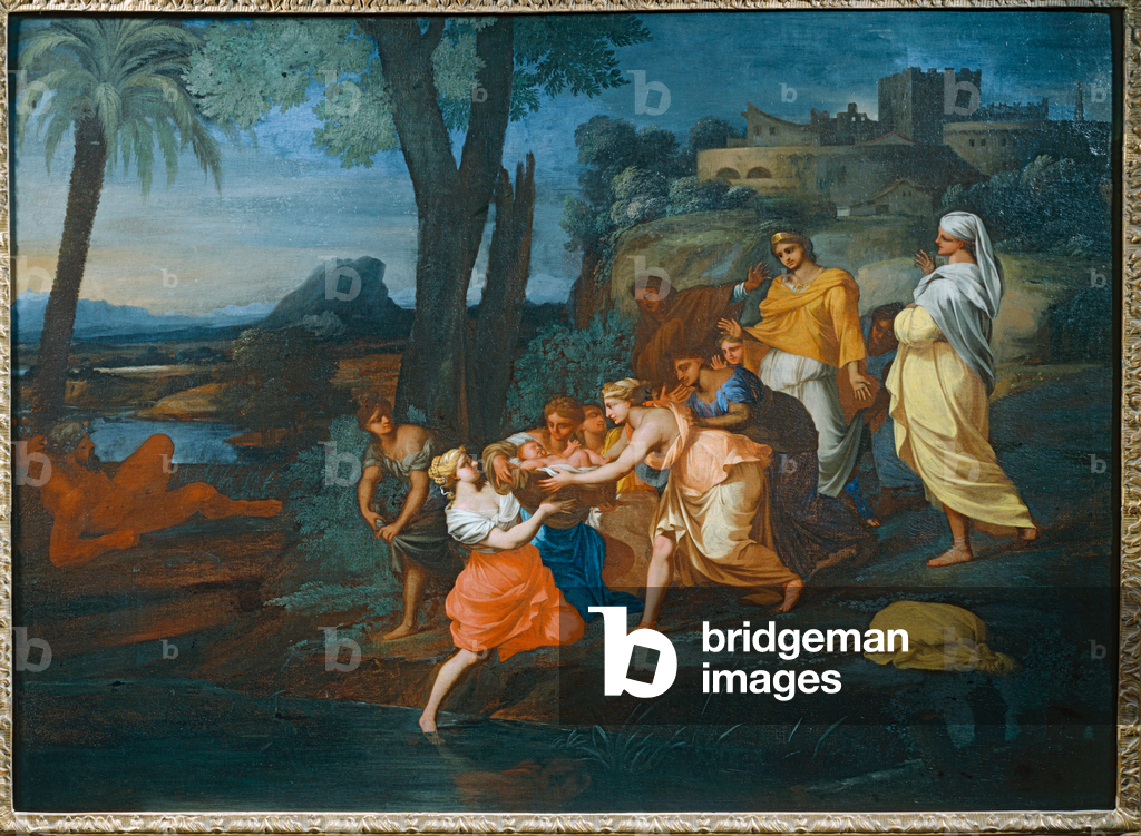 Immagine di Dipinto "Moise sauve des eaux - Mosè salvato dalle acque ..." di Thomas Blanchet