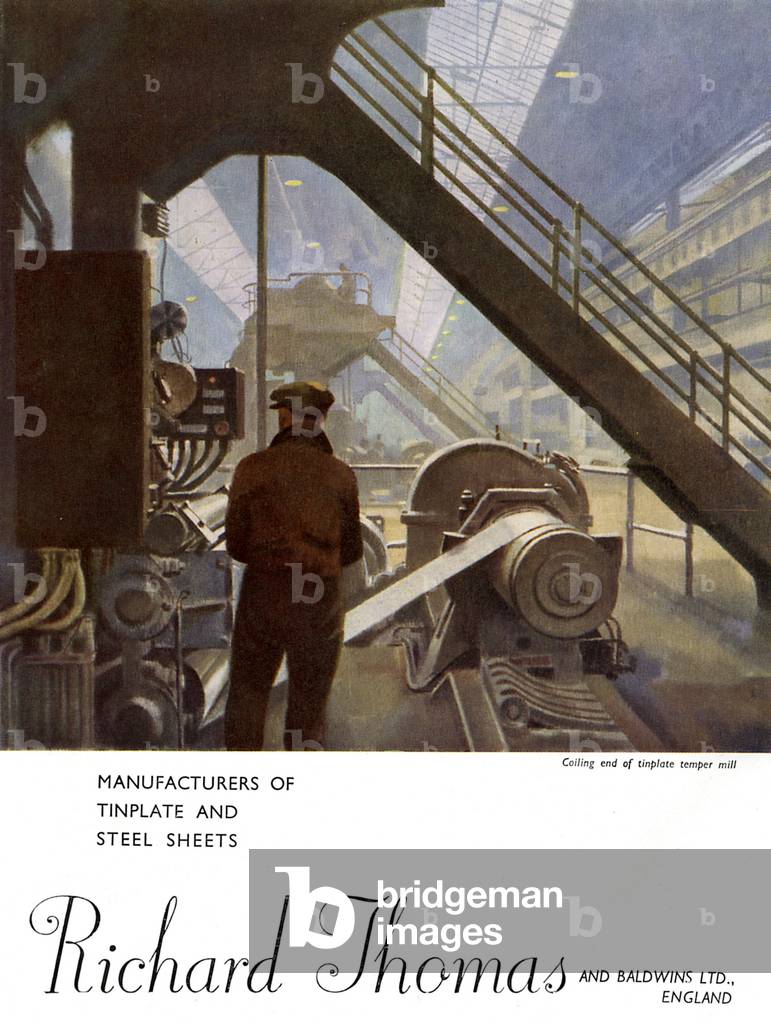 Image de Estampe représentant Publicité manufacturière des années 1940 (impression) 1946