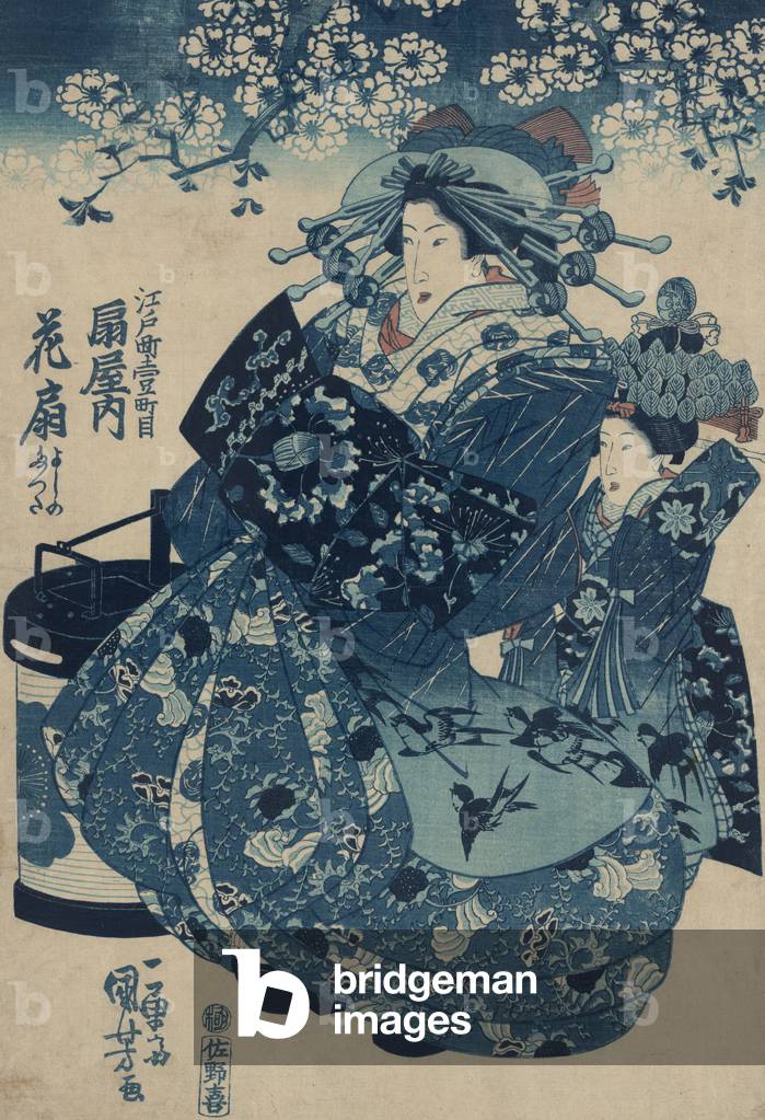 Der Kurtisane Hanao von Ogi-ya