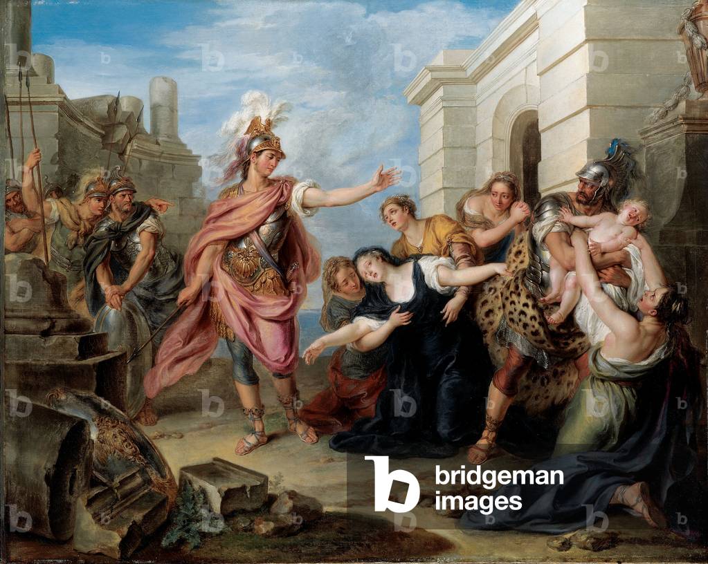 Image of Painting depicting Andromache and Pyrrhus 1732 by Charles Antoine Coypel