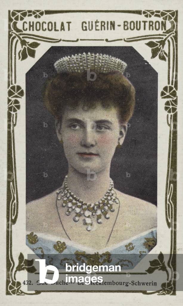 Immagine di Stampa "Grande Duchesse de Mecklembourg-Schwerin (foto a colori)" 1801 di French School