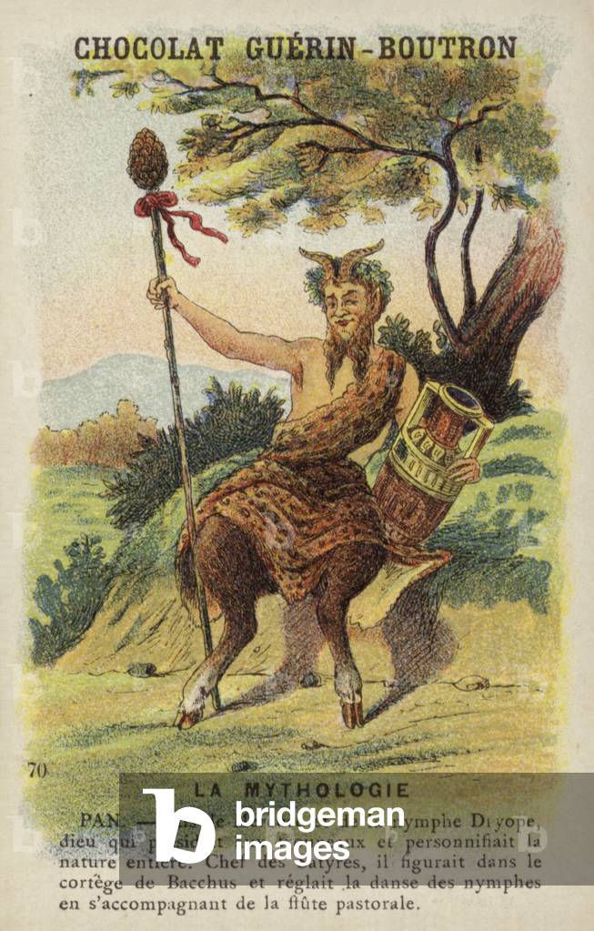 Pan (chromolitho) by French Artist