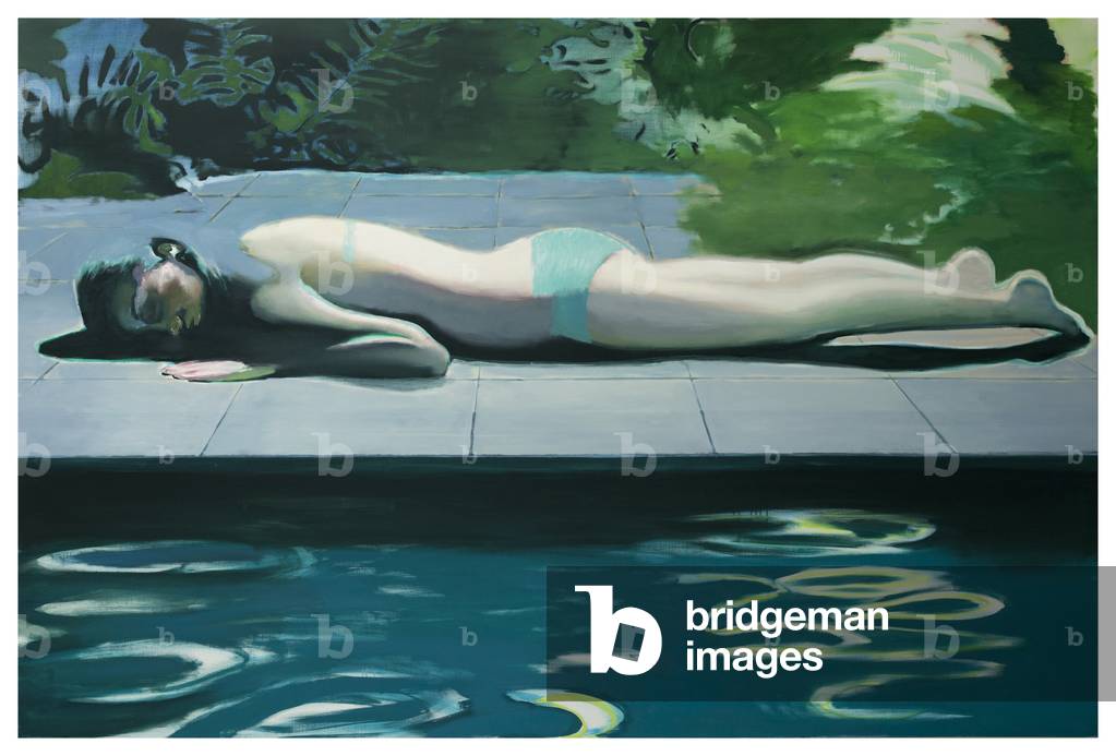 "Petrol Blue" 2019 von Jonathan Wateridge