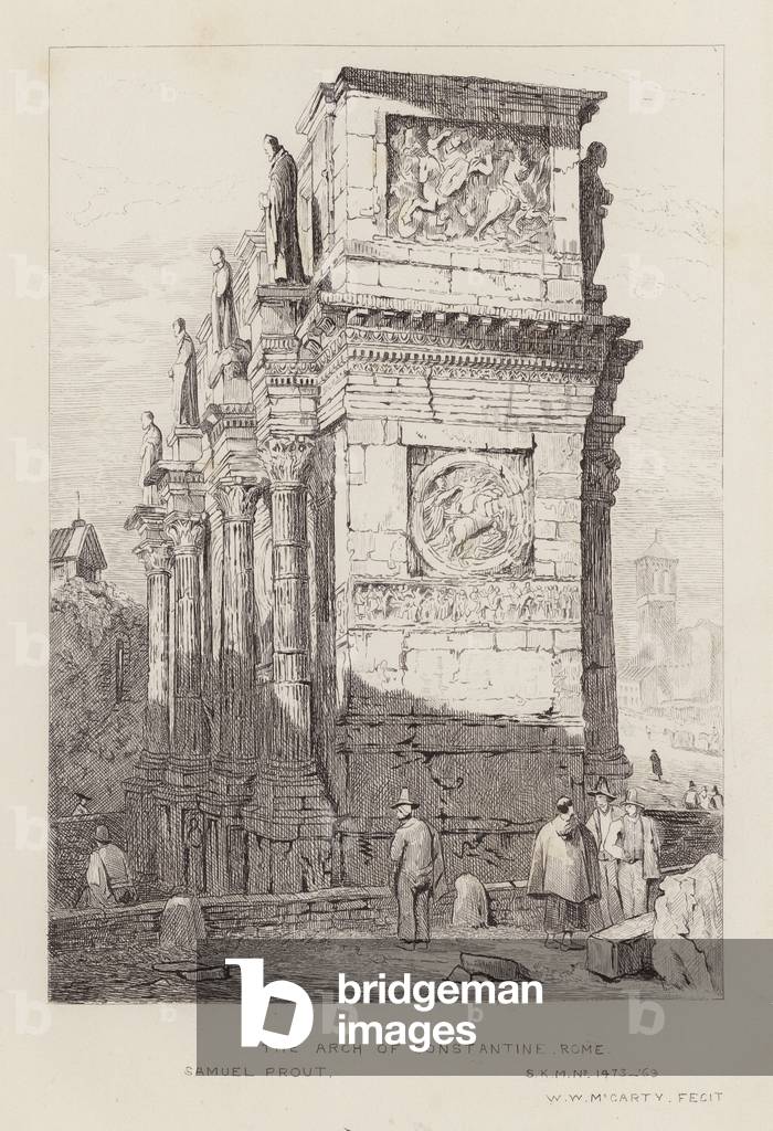 Immagine di Incisione "L'Arco di Costantino (incisione)" di Samuel Prout