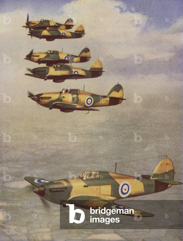 Immagine di Fotografia "Hawker Hurricanes (foto a colori)" 1901 di English Photographer