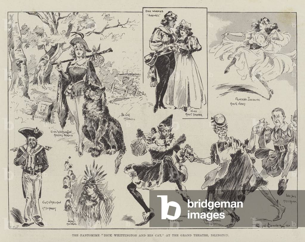 The Pantomime "Dick Whittington and his Cat by Ralph Cleaver, b/w