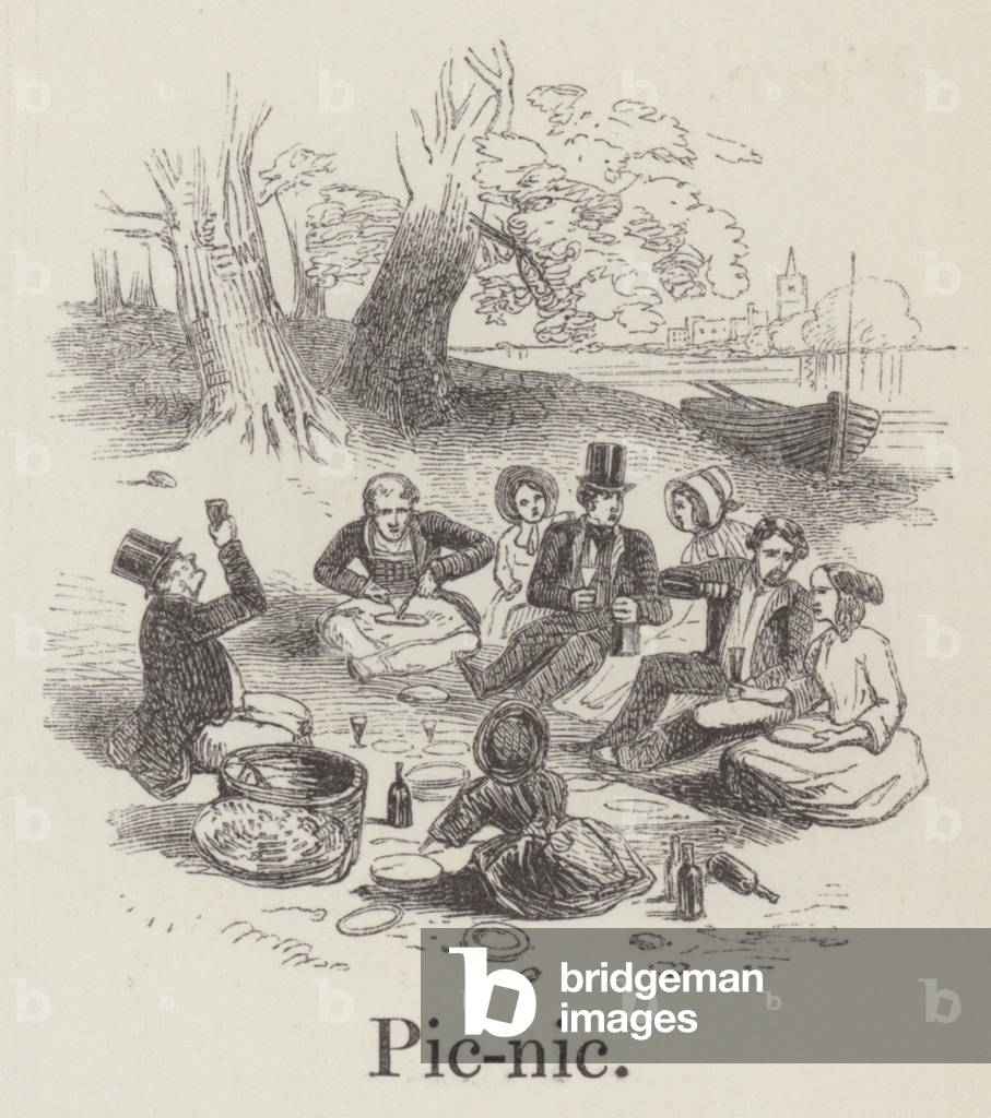"Picknick (Gravur)" von English School