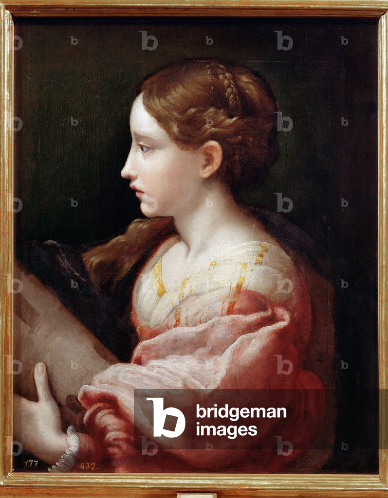 Santa. Barbara (dipinto su legno)