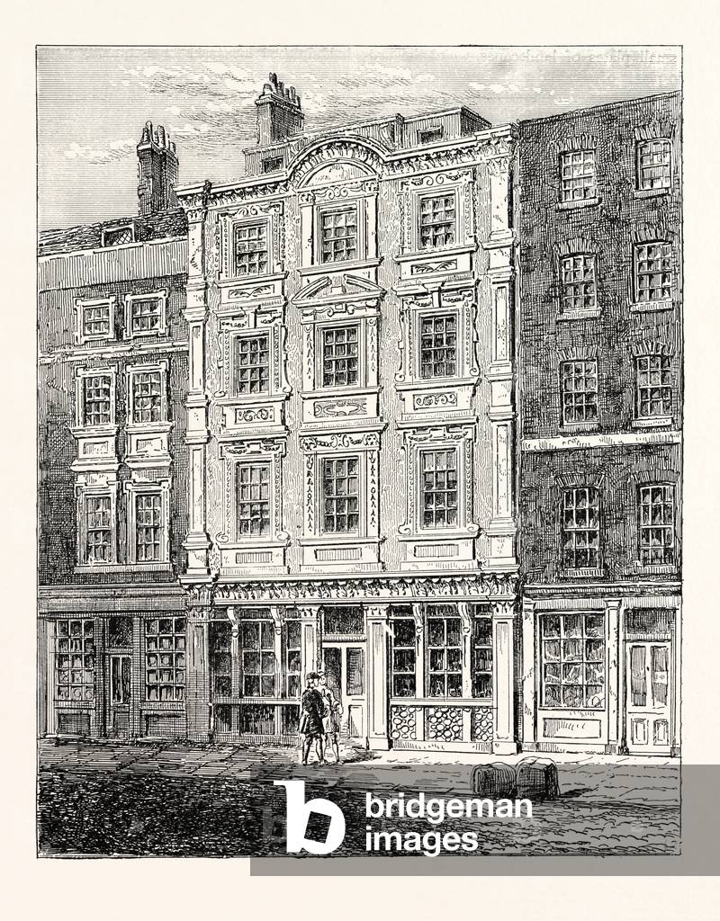 No. 73 Cheapside. Da un vecchio vista preso circa 1760 Londra