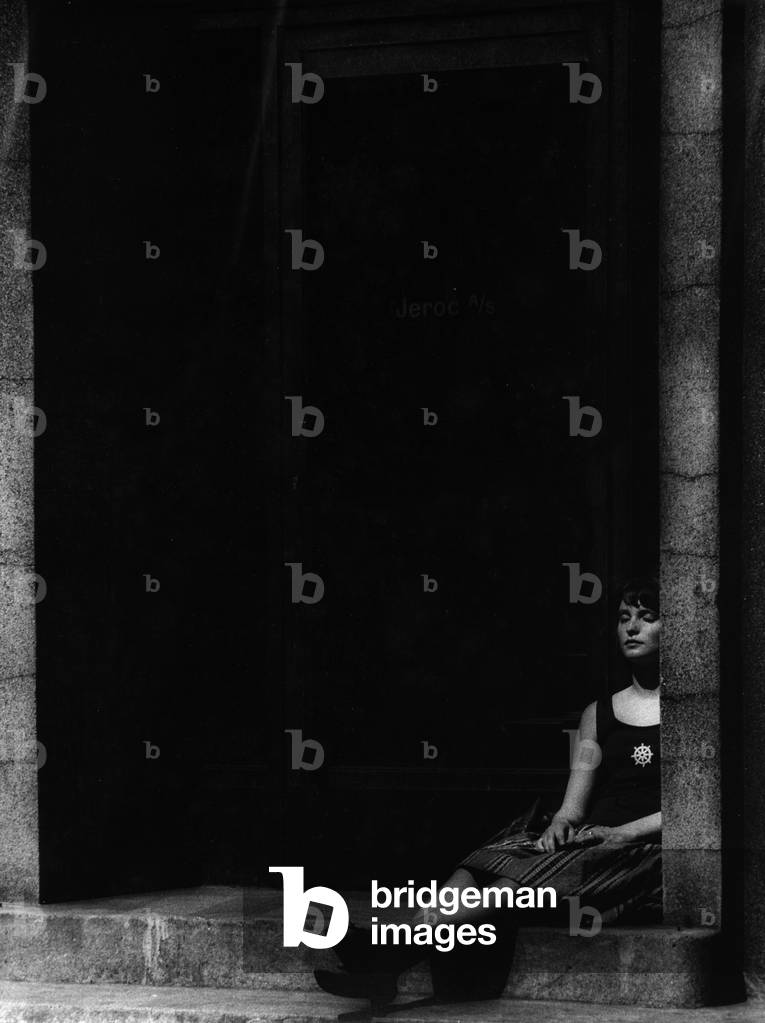 Siesta in Mexico (b/w photo)