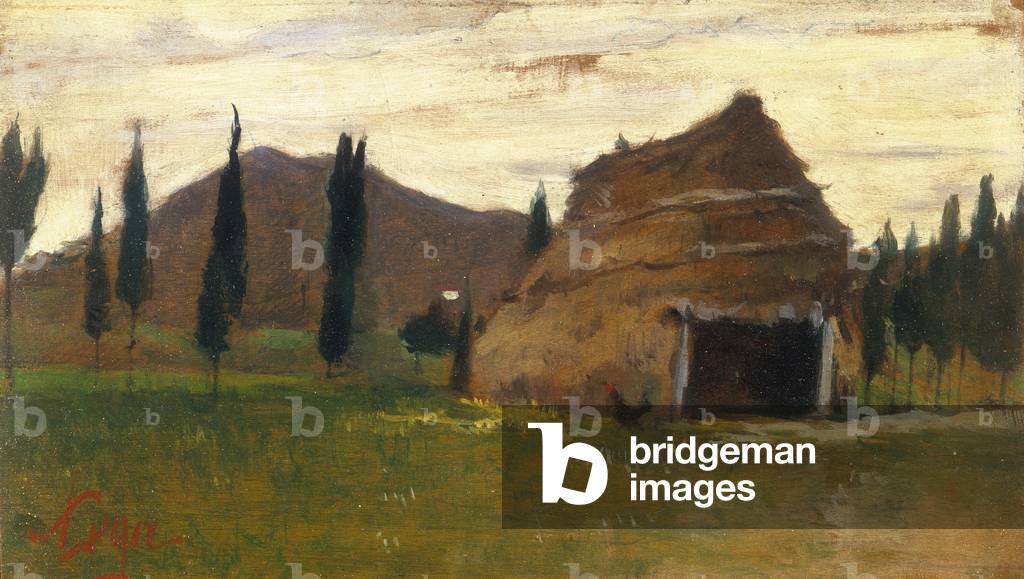 Landscape by Silvestro Lega