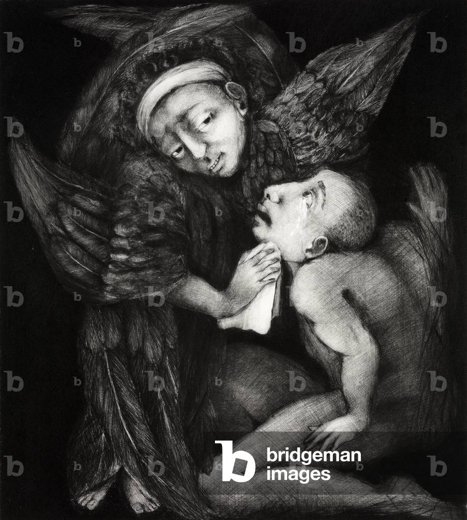 Evento oscuro VI, 2007 (punto a secco)