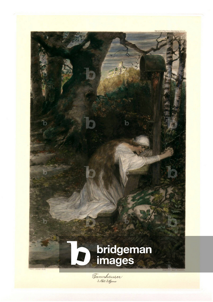 Tannh?auser, stage scene, ca. 1900 (photo)