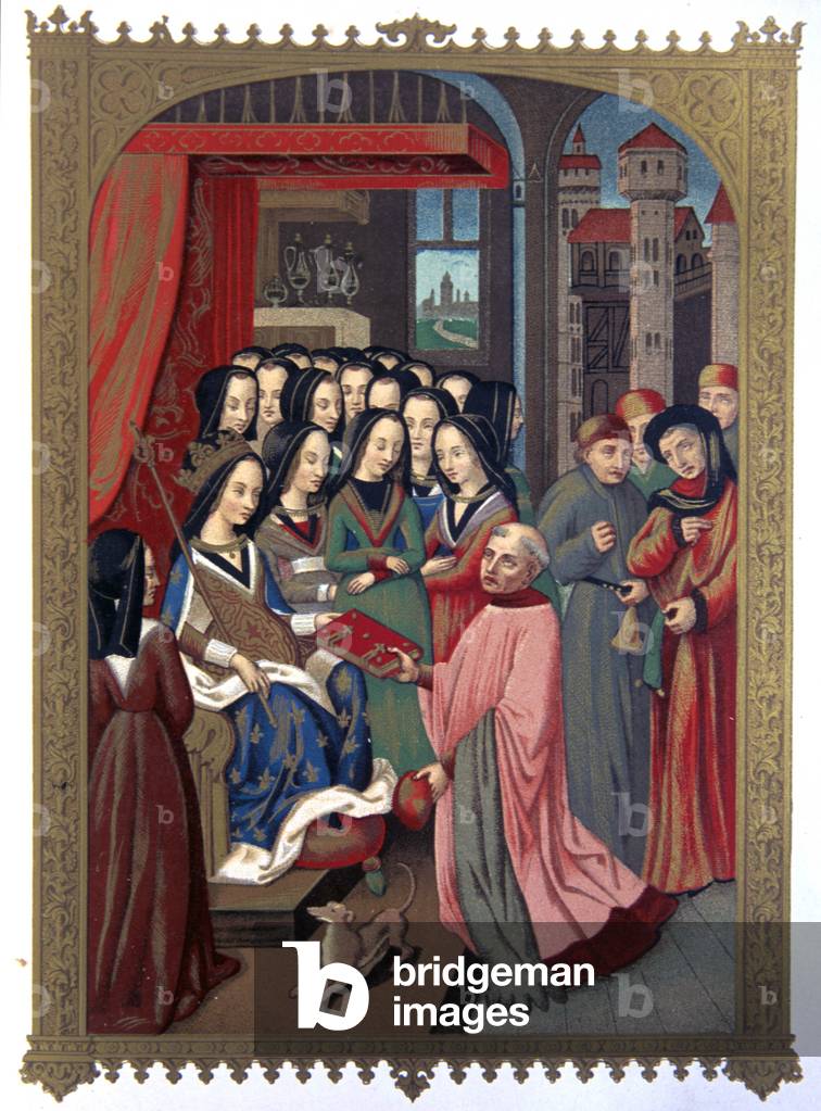 Signore Corte, Marie d'Angiò, Regina di Carlo VII, Chaplian robert blondel 1455