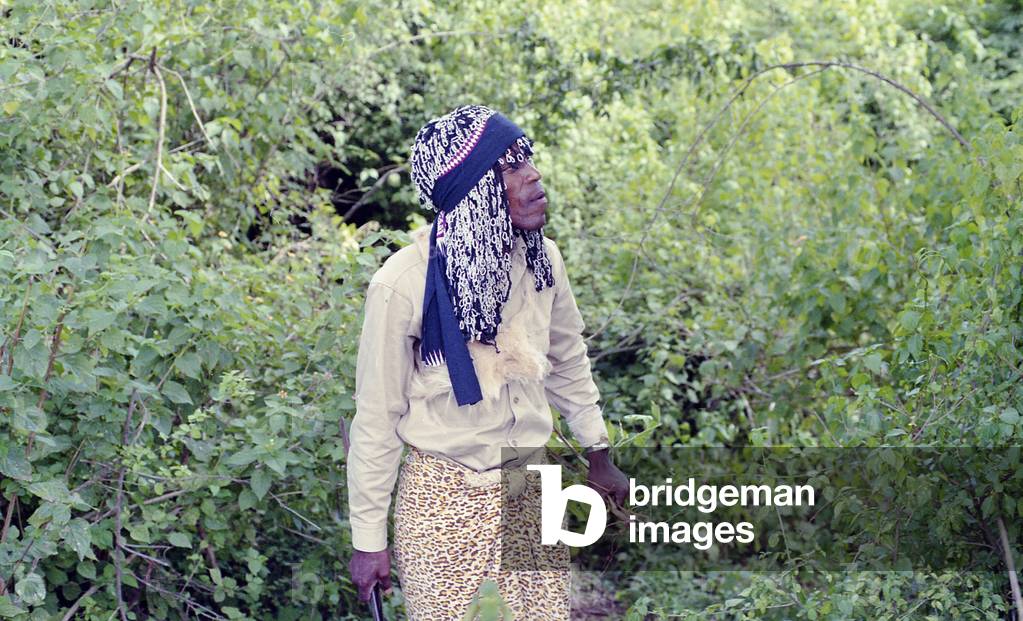 Image of Sangoma and inyanga gathering plants, 1998 (film still) by ...
