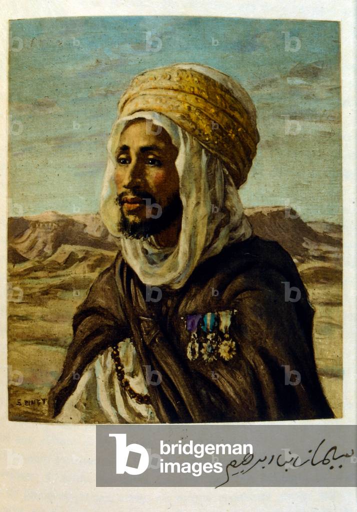 Dinet Image of Illustration by Dinet from 'Mirages' Scenes of Arab life. 1906 ...