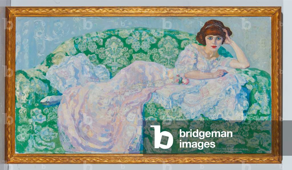 La gata rosa (Öl auf Leinwand)