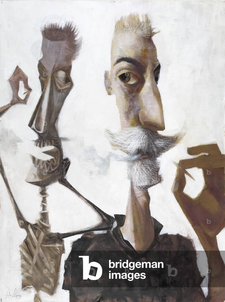 Io e la Mia Ombra (olio su tavola)