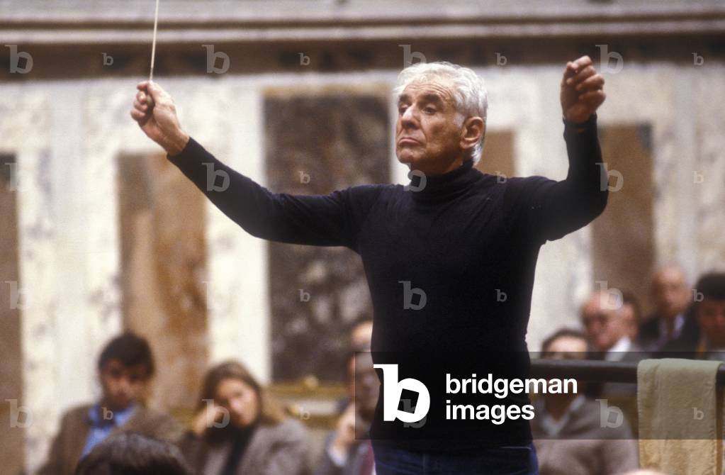 Immagine di Fotografia "Leonard Bernstein" 1983 di Marcello Mencarini