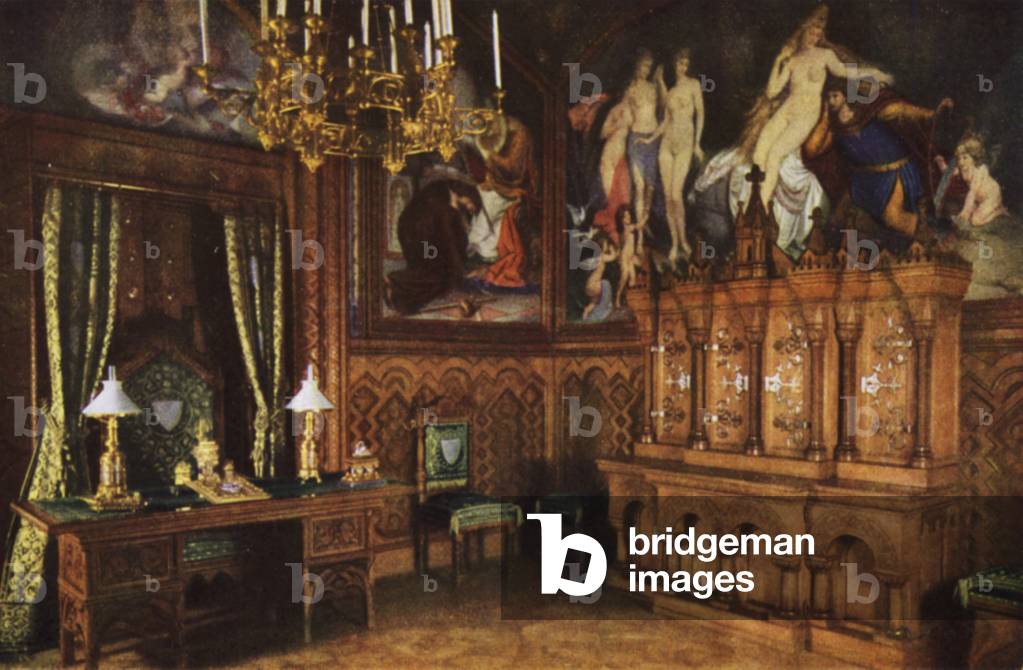 Castello di Neuschwanstein: Arbeitszimmer (foto)