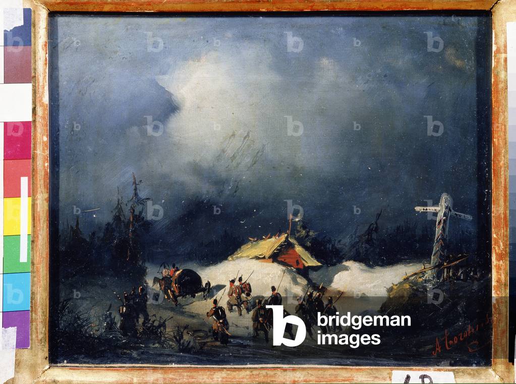 Decembrist Exiles in Finland, 1825 (oil on canvas)