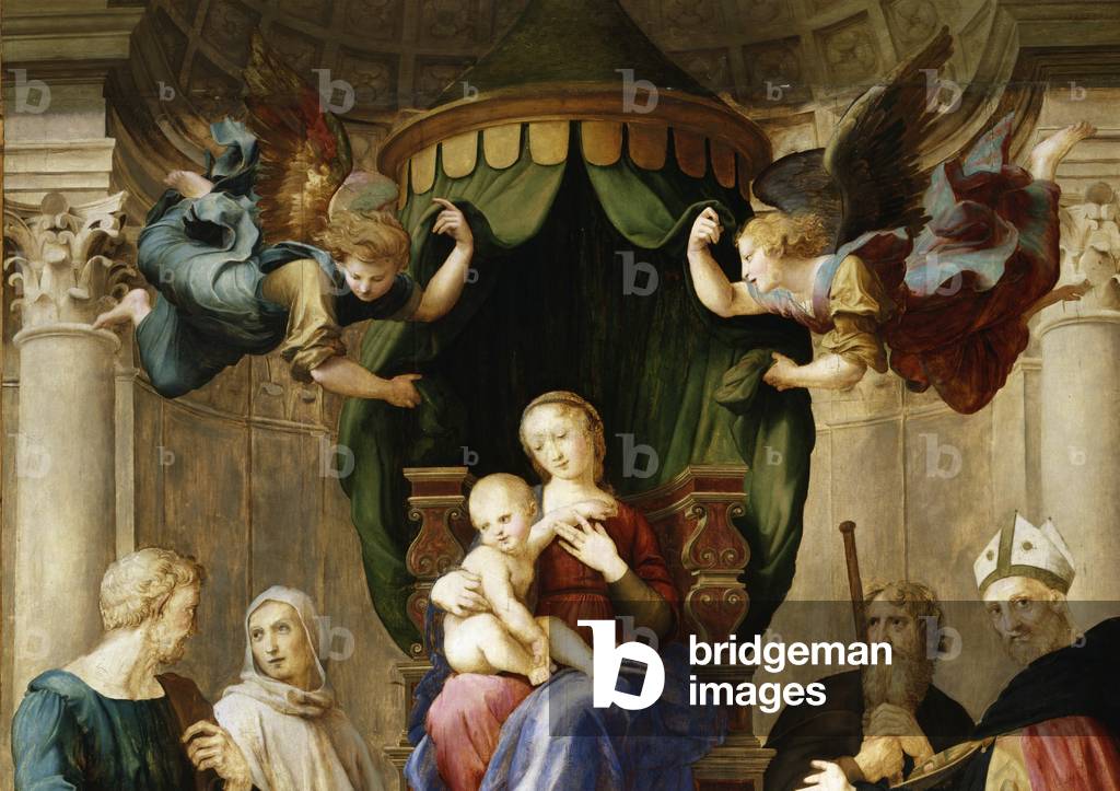 Immagine di Dipinto "Madonna del Baldacchino" 1507 di Raphael