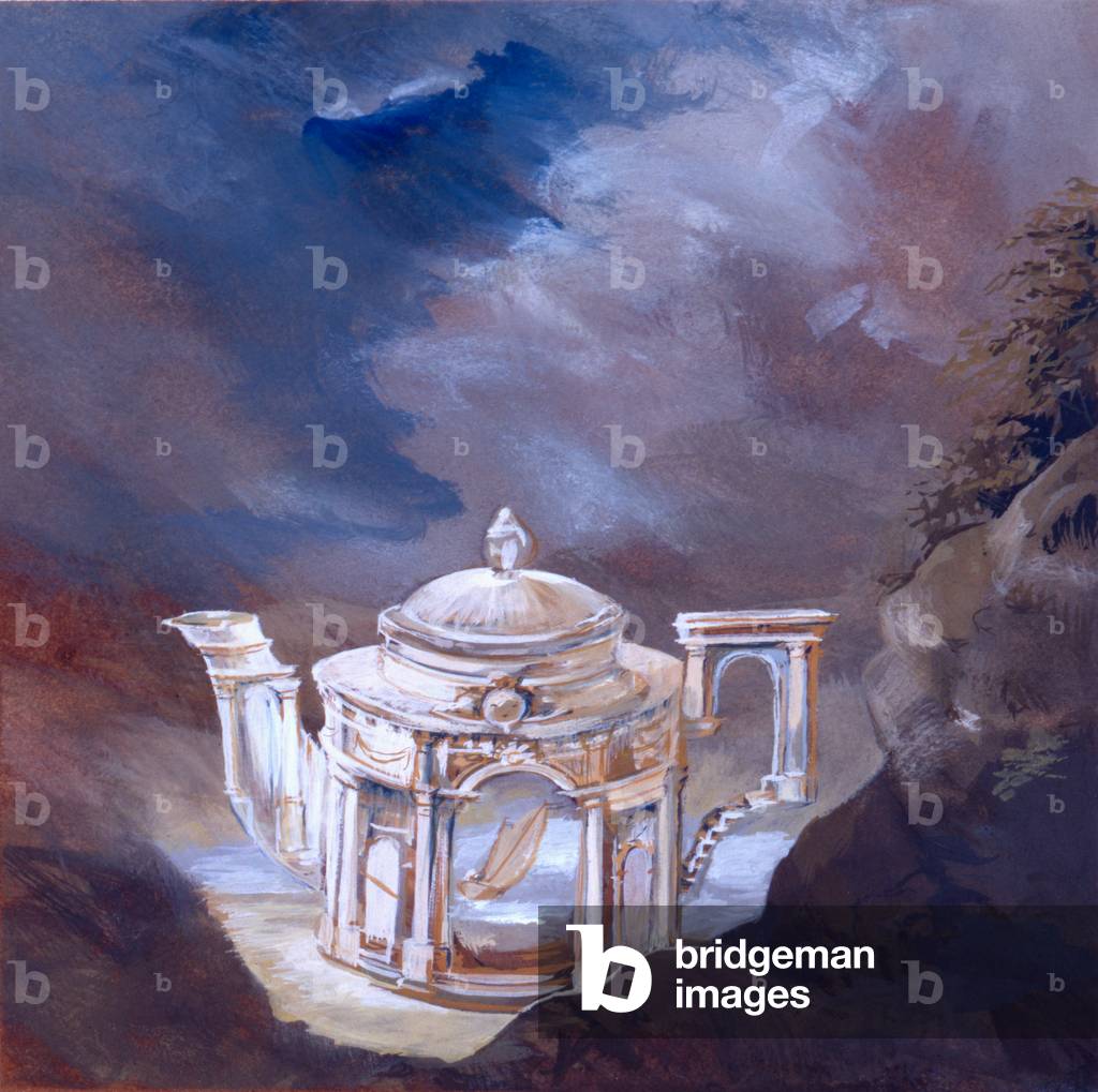 Monumental Tea [Right], 2007 (Gouache)