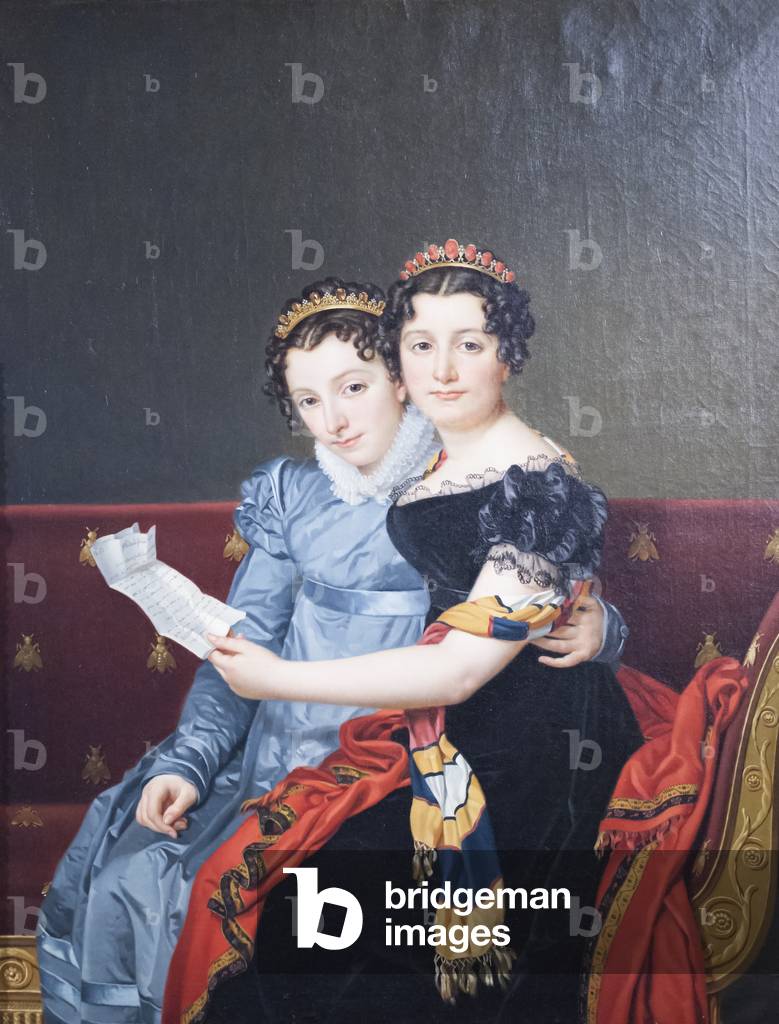 Immagine di Dipinto "Zenaide e Charlotte Bonaparte" 1821 di Jacques Louis David